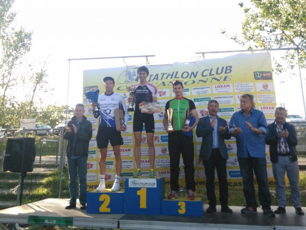 Triathlon de Carcassonne - Podium Hugo