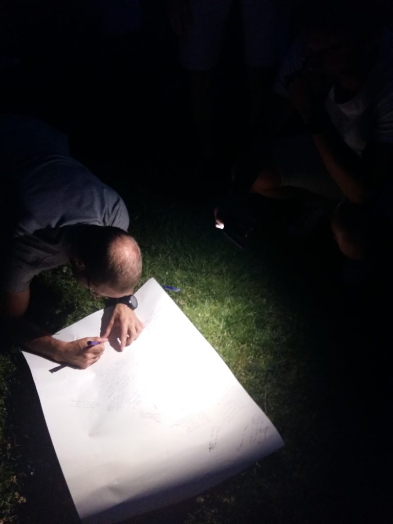 Signature du poster pour Bastien